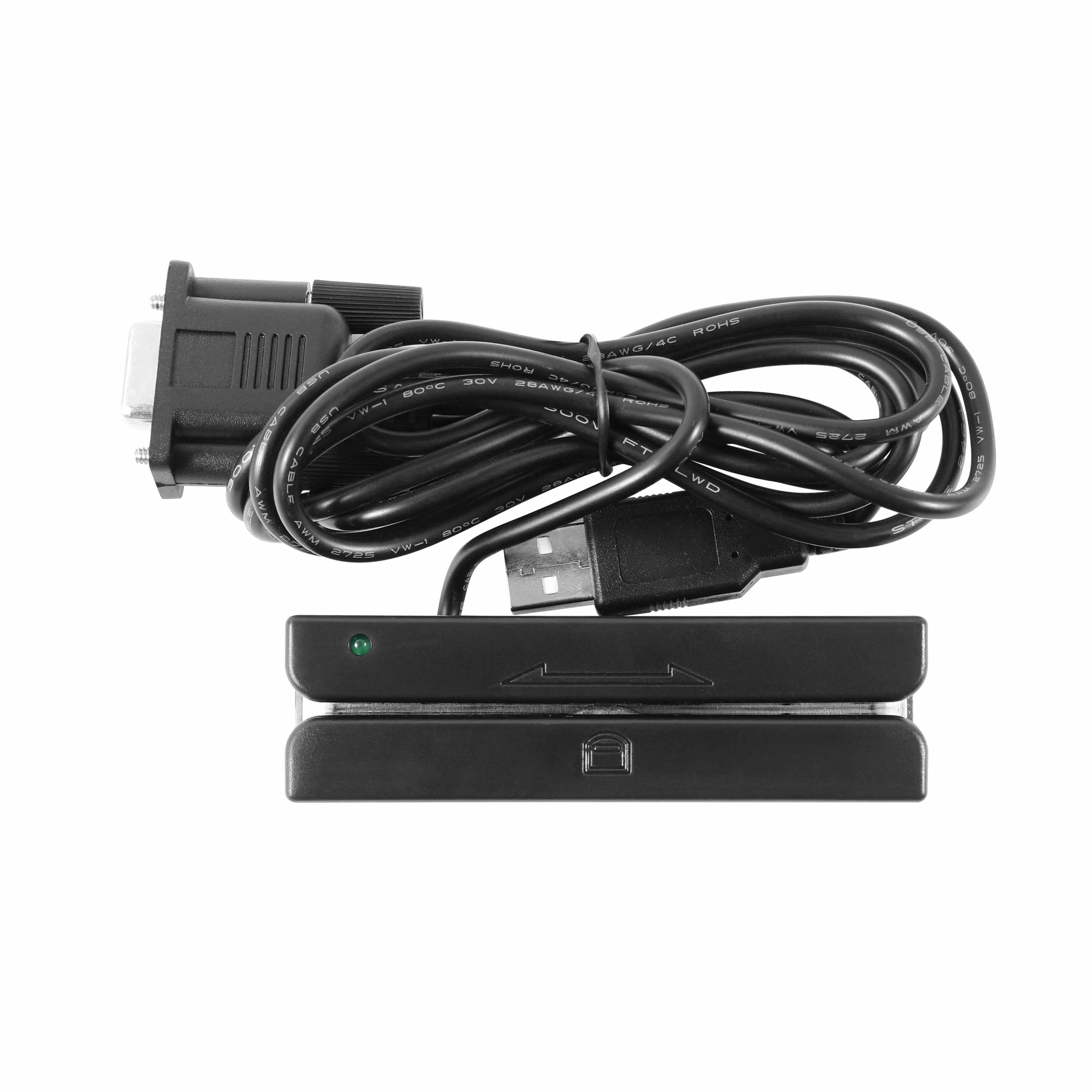 Dual Head Triple Track Magnetic Stripe Card Reader 